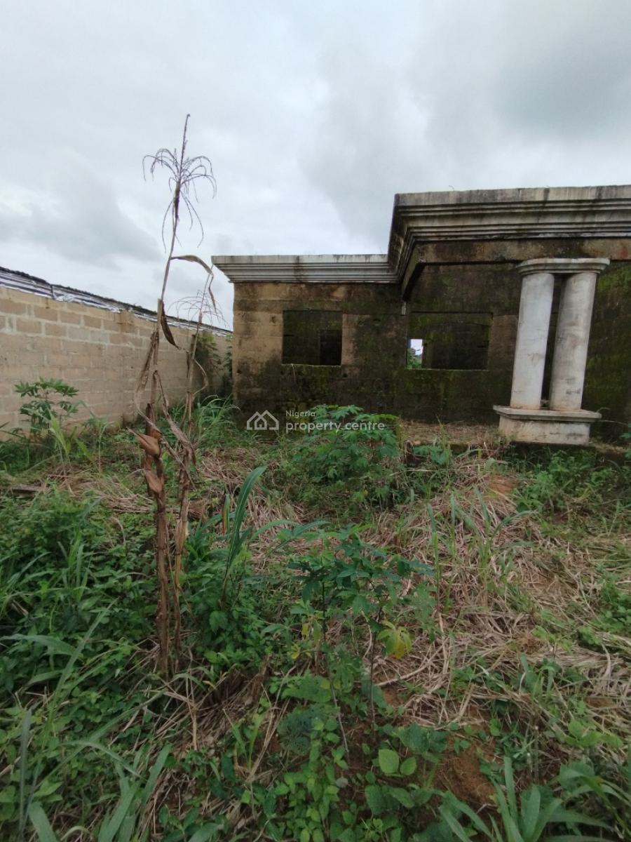 Fantastic Uncompleted Four (4) Bedroom Detached Bungalow, Ifa Ikot Abia, Off Oron Road, Uyo, Akwa Ibom, Detached Bungalow for Sale