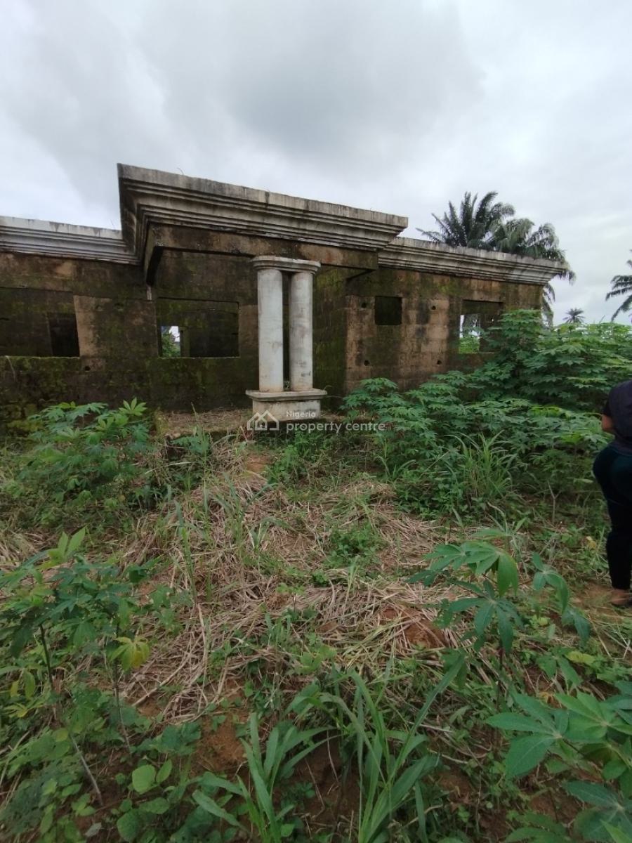 Fantastic Uncompleted Four (4) Bedroom Detached Bungalow, Ifa Ikot Abia, Off Oron Road, Uyo, Akwa Ibom, Detached Bungalow for Sale