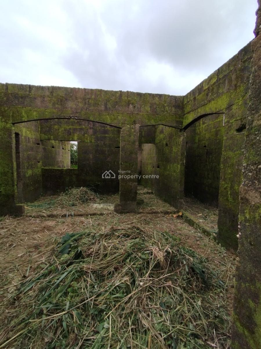 Fantastic Uncompleted Four (4) Bedroom Detached Bungalow, Ifa Ikot Abia, Off Oron Road, Uyo, Akwa Ibom, Detached Bungalow for Sale