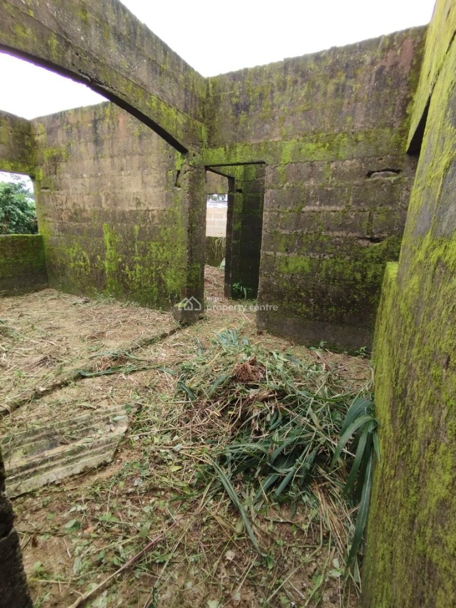 Fantastic Uncompleted Four (4) Bedroom Detached Bungalow, Ifa Ikot Abia, Off Oron Road, Uyo, Akwa Ibom, Detached Bungalow for Sale