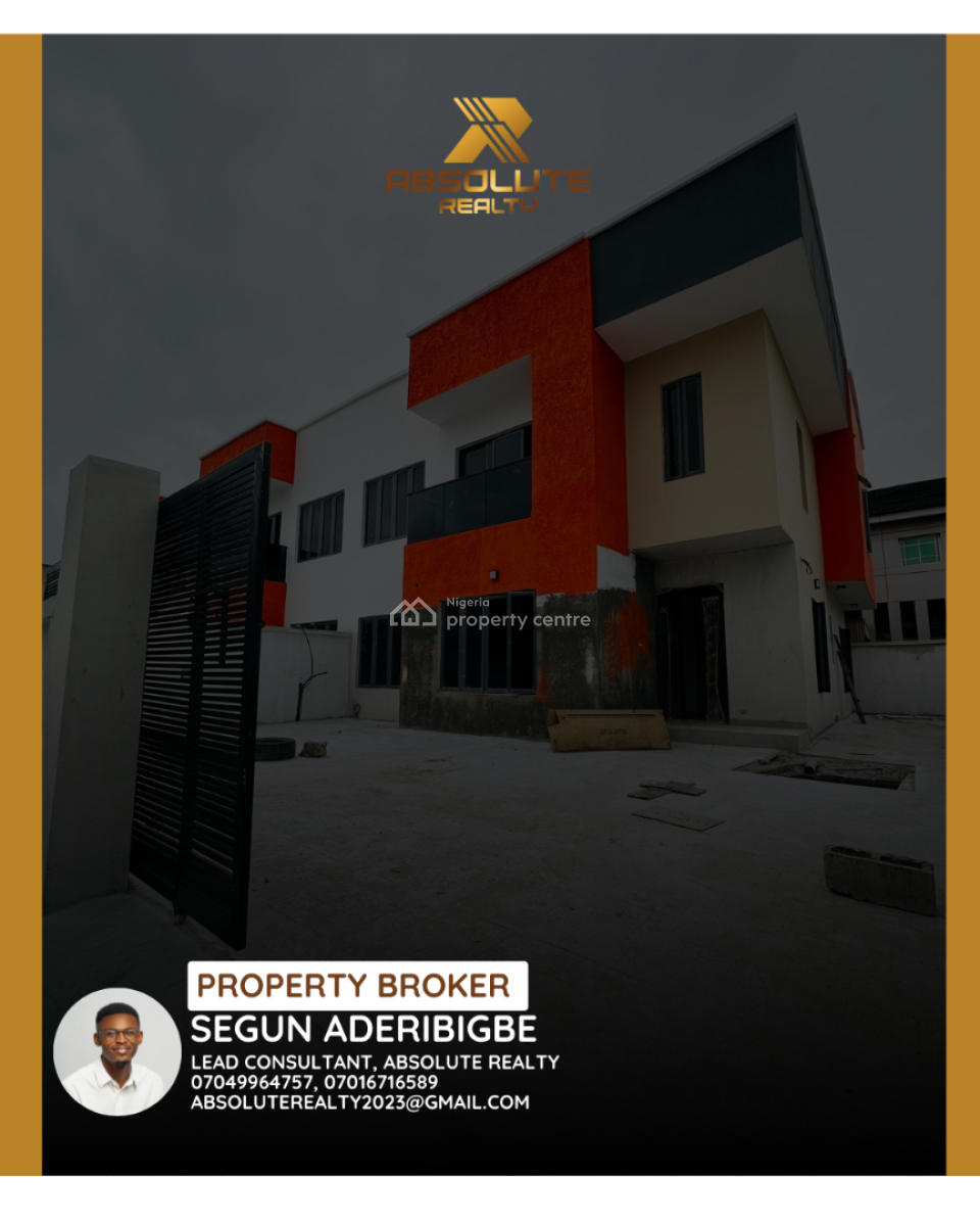Luxury 4 Bedroom Semi Detached Duplex, Gra, Gbagada Phase 1, Gbagada, Lagos, Semi-detached Duplex for Sale