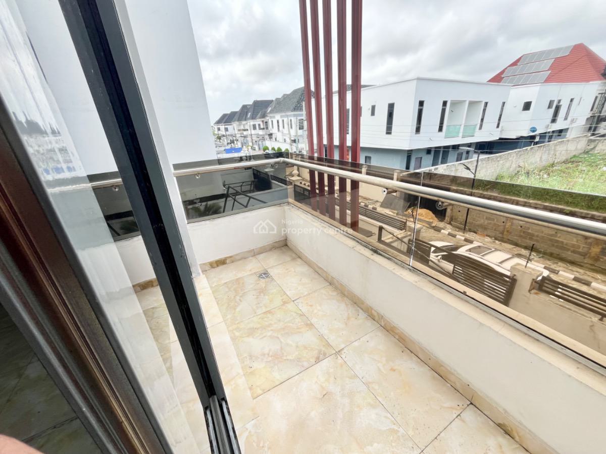 Modern 4 Bedroom Semi Detached Duplex with Bq Available, Chevron, Lekki, Lagos, Semi-detached Duplex for Rent