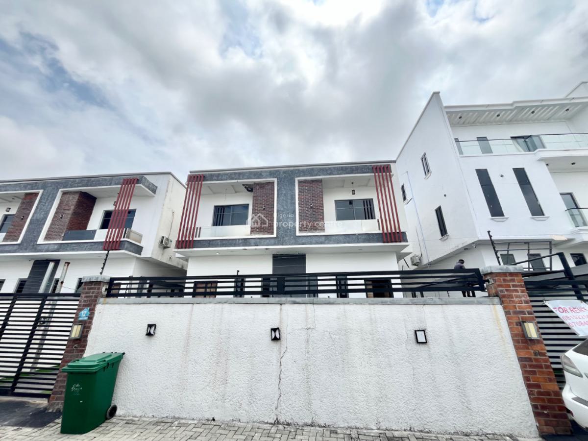 Modern 4 Bedroom Semi Detached Duplex with Bq Available, Chevron, Lekki, Lagos, Semi-detached Duplex for Rent