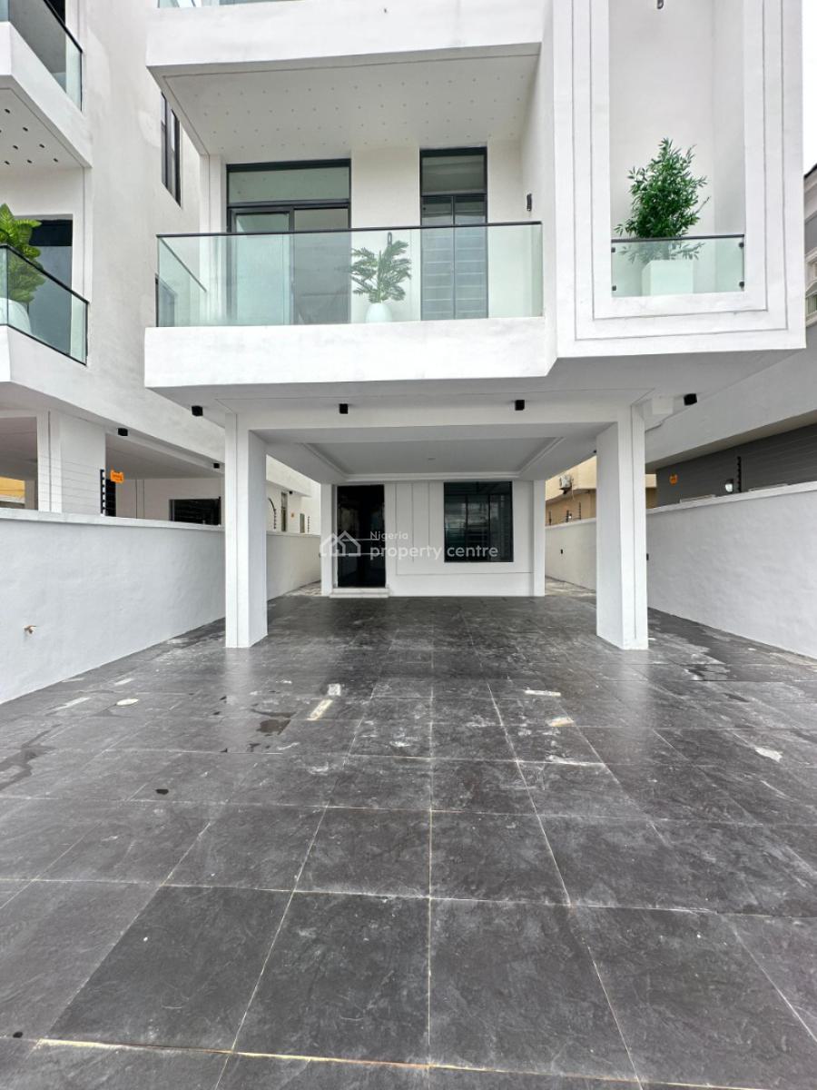 Contemporary 5 Bedroom Fully Detached Duplex with Bq and Pool, Chevron, Lekki, Lagos, Detached Duplex for Sale
