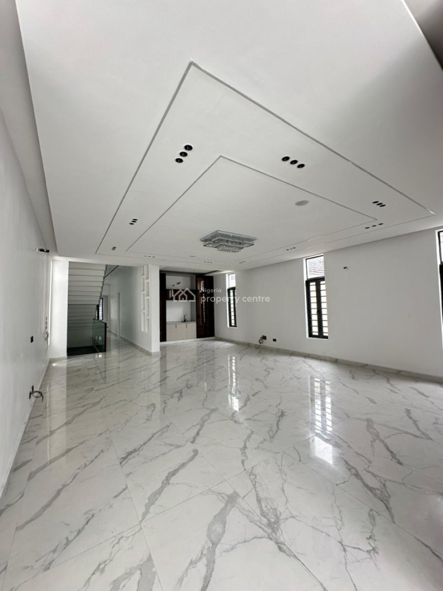 Contemporary 5 Bedroom Fully Detached Duplex with Bq and Pool, Chevron, Lekki, Lagos, Detached Duplex for Sale