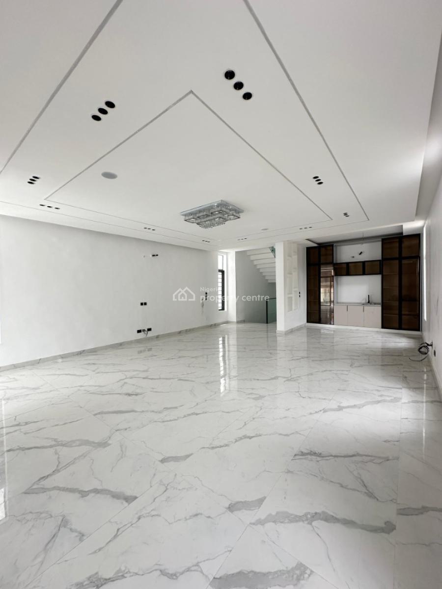 Contemporary 5 Bedroom Fully Detached Duplex with Bq and Pool, Chevron, Lekki, Lagos, Detached Duplex for Sale