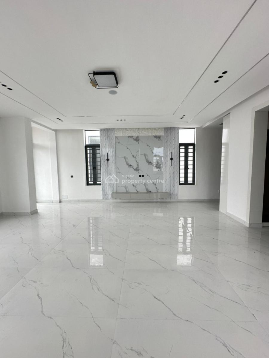 Contemporary 5 Bedroom Fully Detached Duplex with Bq and Pool, Chevron, Lekki, Lagos, Detached Duplex for Sale