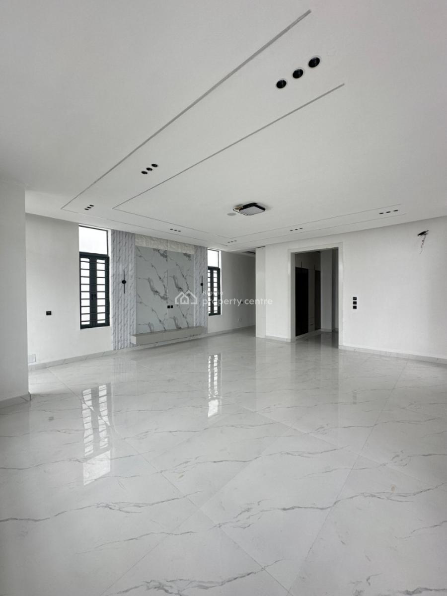 Contemporary 5 Bedroom Fully Detached Duplex with Bq and Pool, Chevron, Lekki, Lagos, Detached Duplex for Sale