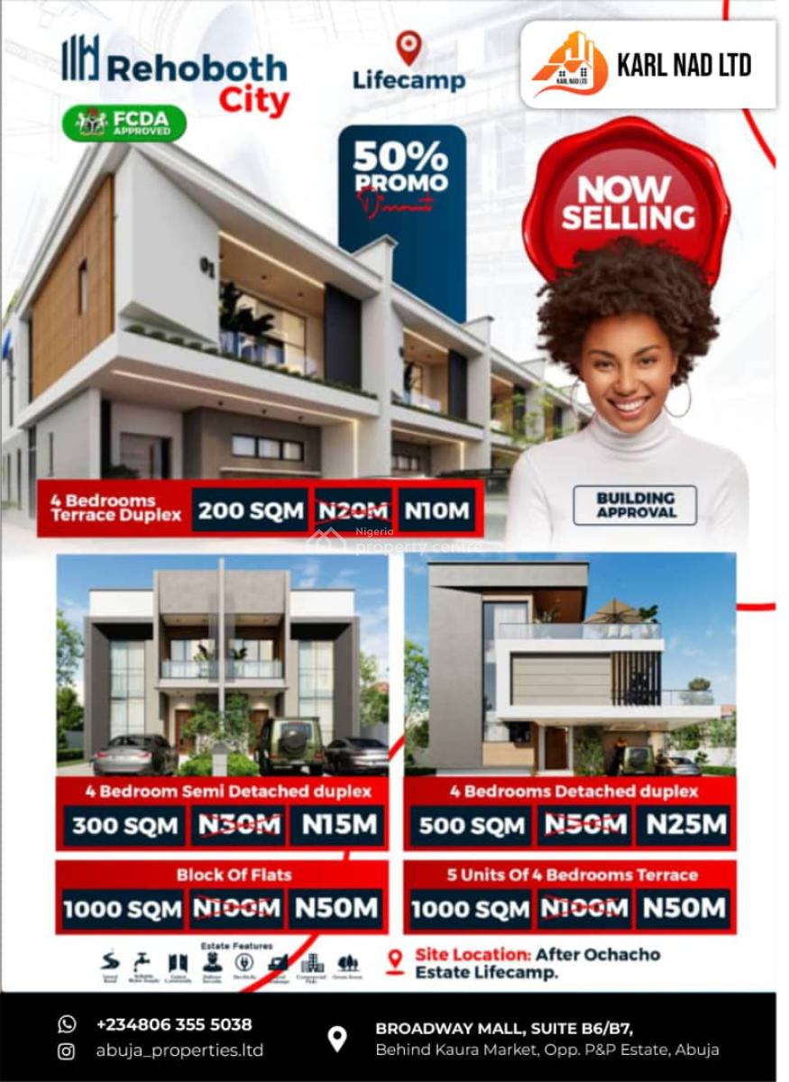 Estate Plots, Around Ochacho Estate, Brains and Hammers, Life Camp, Abuja, Residential Land for Sale