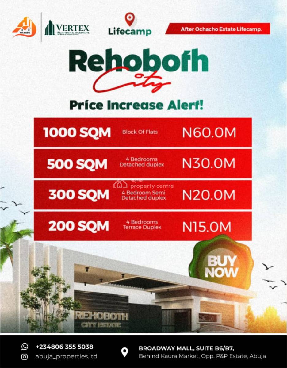 Estate Plots, Around Ochacho Estate, Brains and Hammers, Life Camp, Abuja, Residential Land for Sale