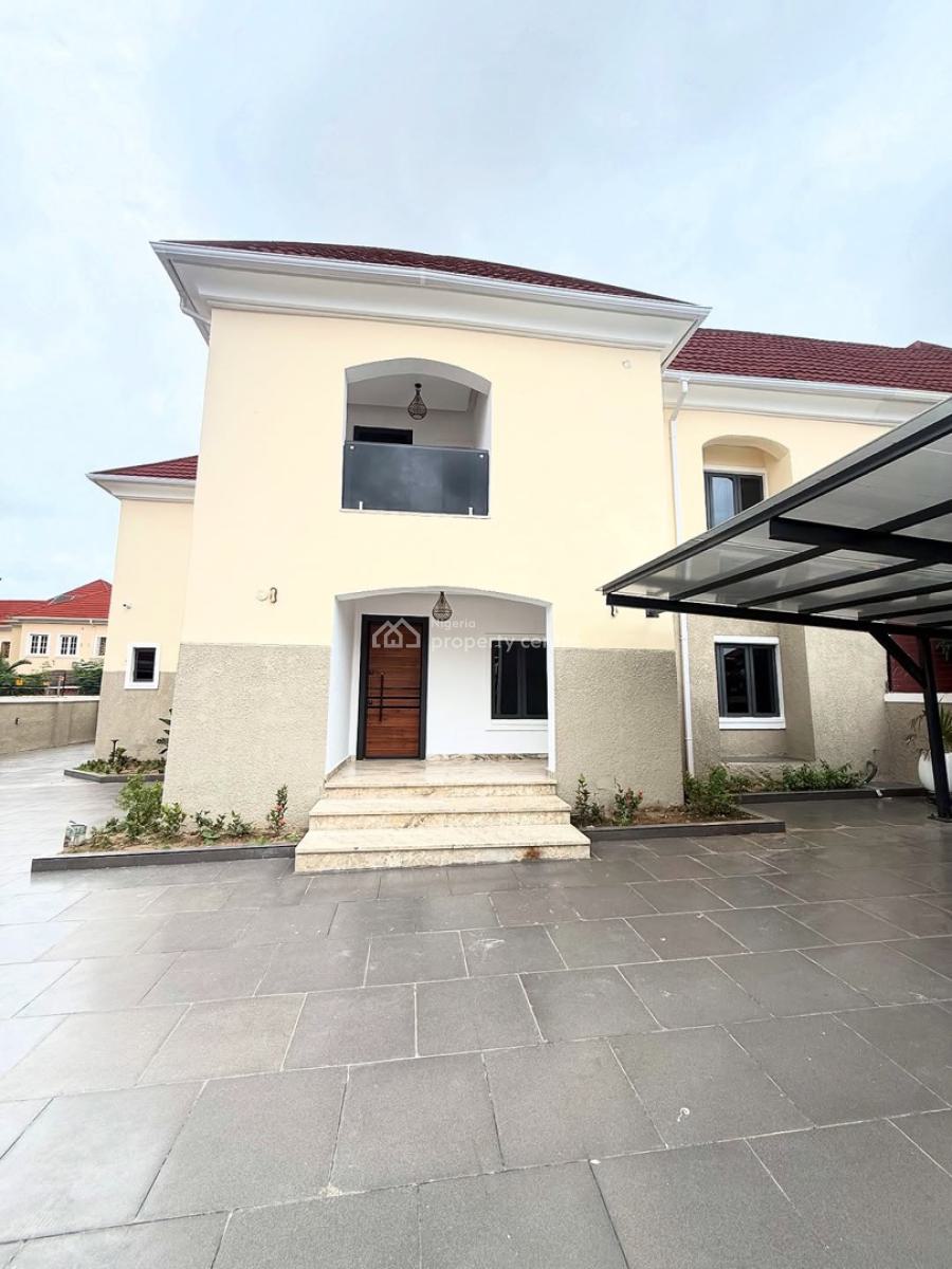 Luxurious 5 Bedroom Semi Detached Spacious Duplex, Bq, Gardens, Serene Neighborhood Inside an Estate, Guzape District, Abuja, Semi-detached Duplex for Sale