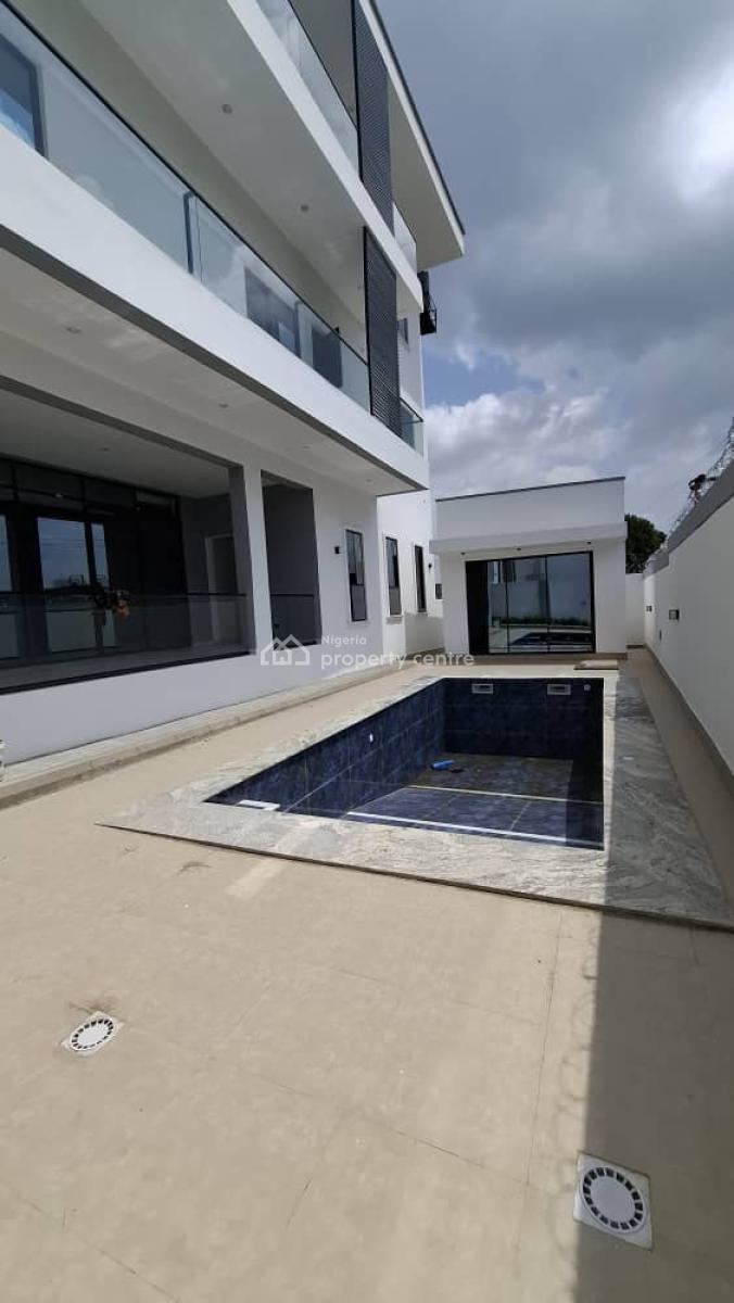 Massive 8 Bedroom Smart House with 2 Bq, Chalet, Cinema & Swimming Pool, Asokoro District, Abuja, Detached Duplex for Rent