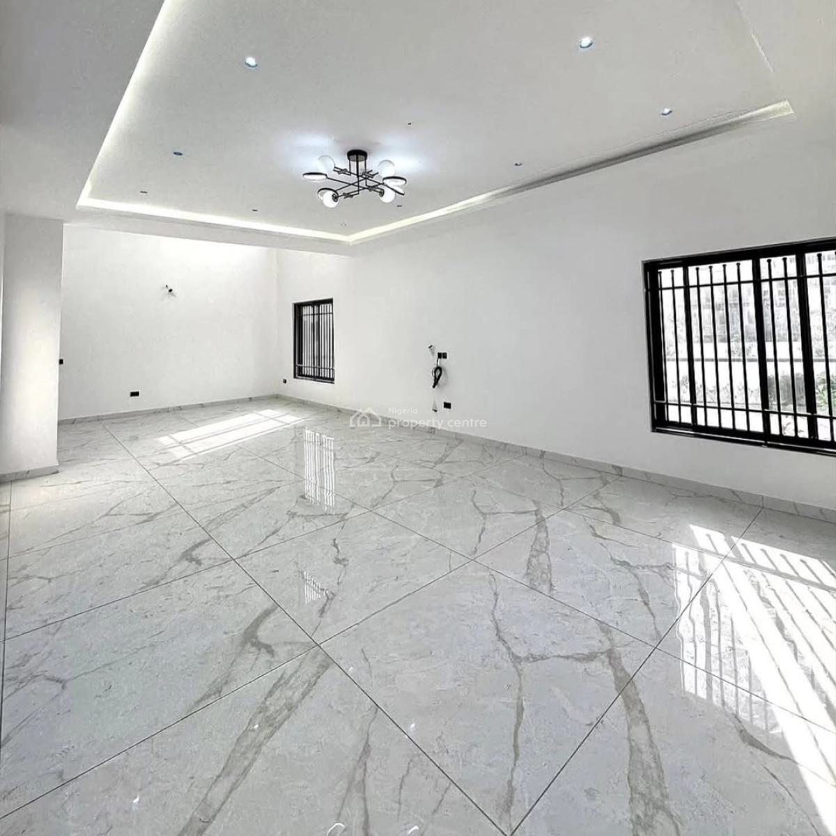 Masterfully Crafted 6 Bedroom Detached Duplex,bq, 3living Rooms, Serene Neighborhood Inside a Gated Mini Estate, Guzape District, Abuja, Detached Duplex for Sale