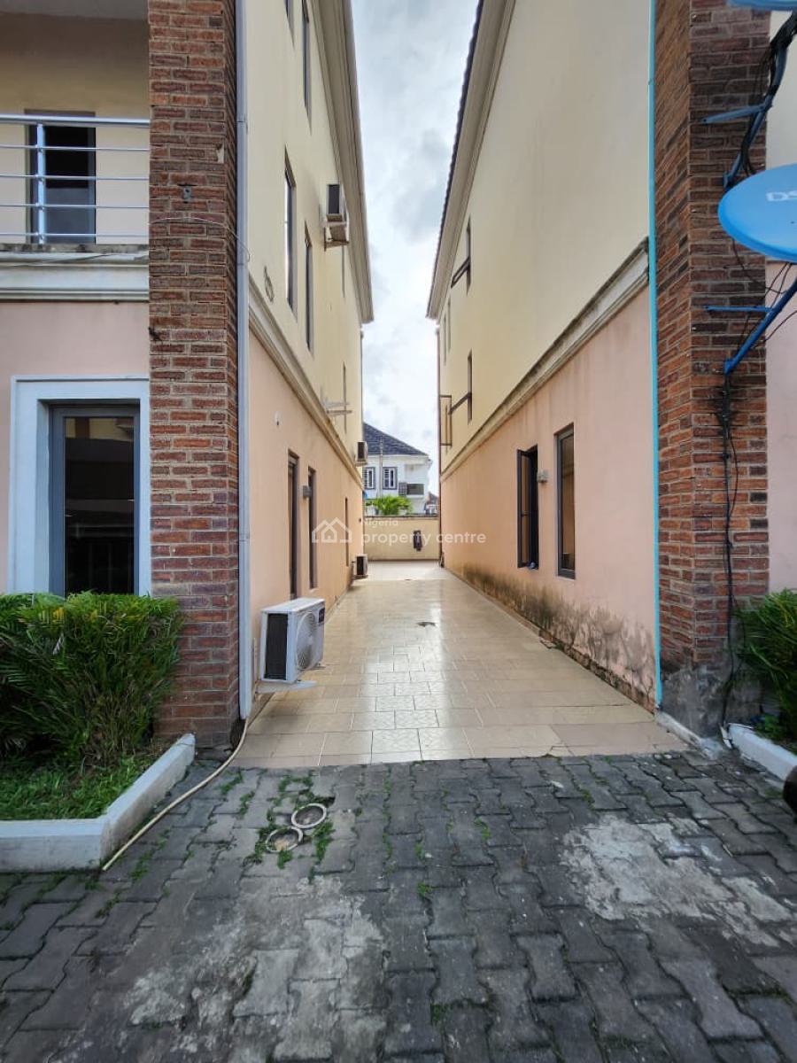 4-bedroom Terrace Duplex with Bq, Chevron, Lekki, Lagos, Terraced Duplex for Rent