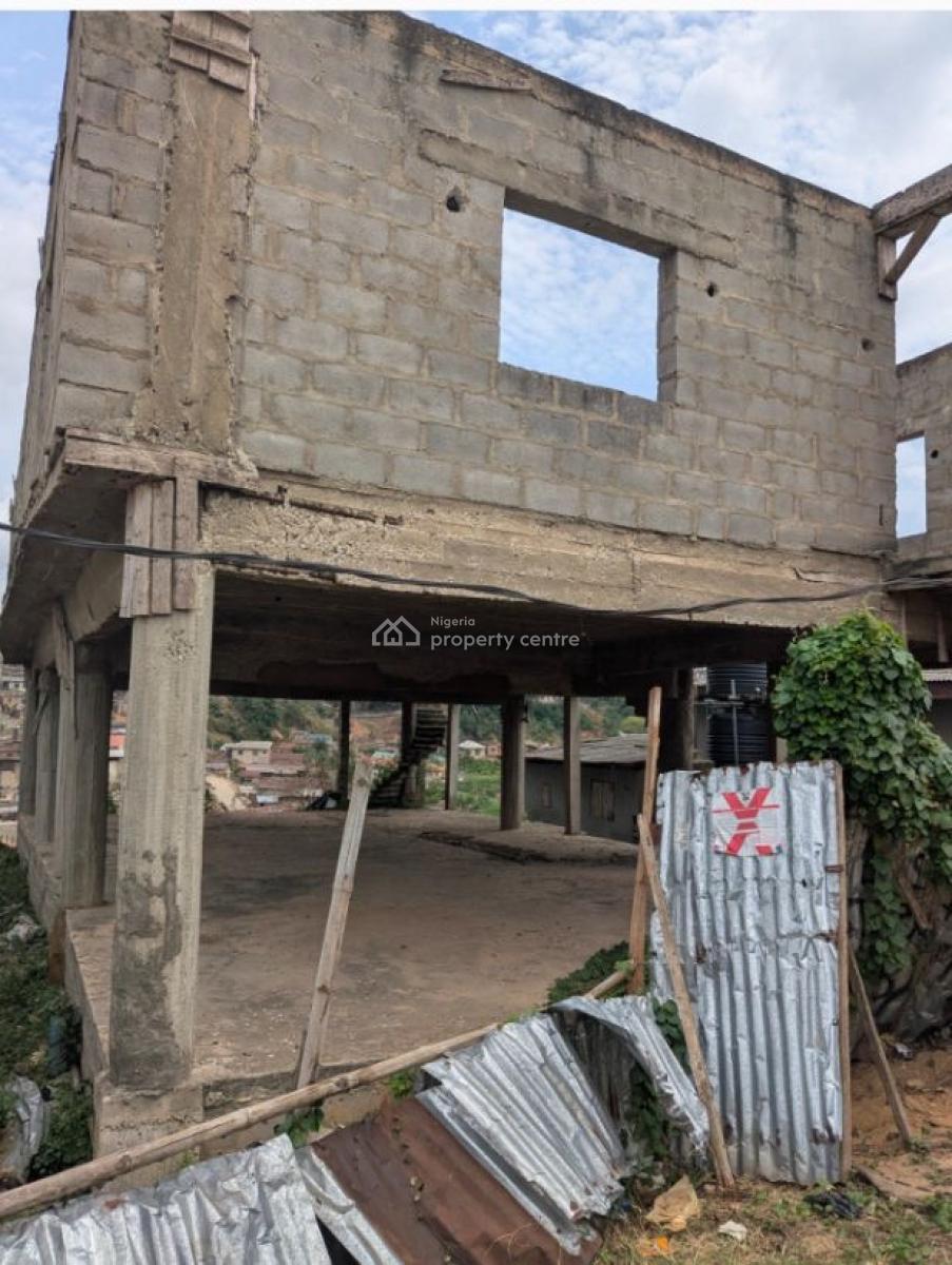 Uncompleted Building on Half Plot of Land Off College Road Ogba Lagos, Adeyeri Crescent, Off College Road Ogba Lagos, Ogba, Ikeja, Lagos, Mixed-use Land for Sale