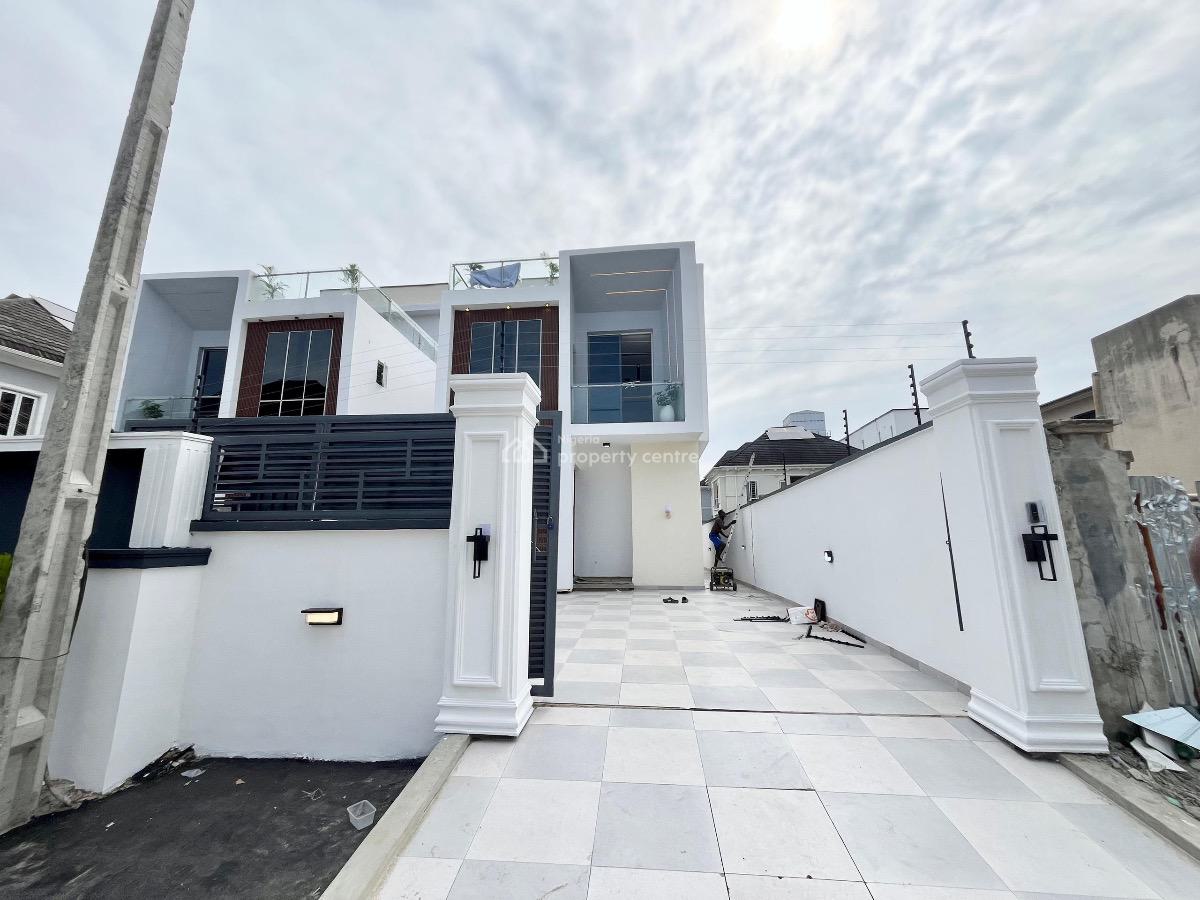 Luxury 5 Bedroom Fully Detached Duplex with Bq, Chevron, Lekki, Lagos, Detached Duplex for Sale