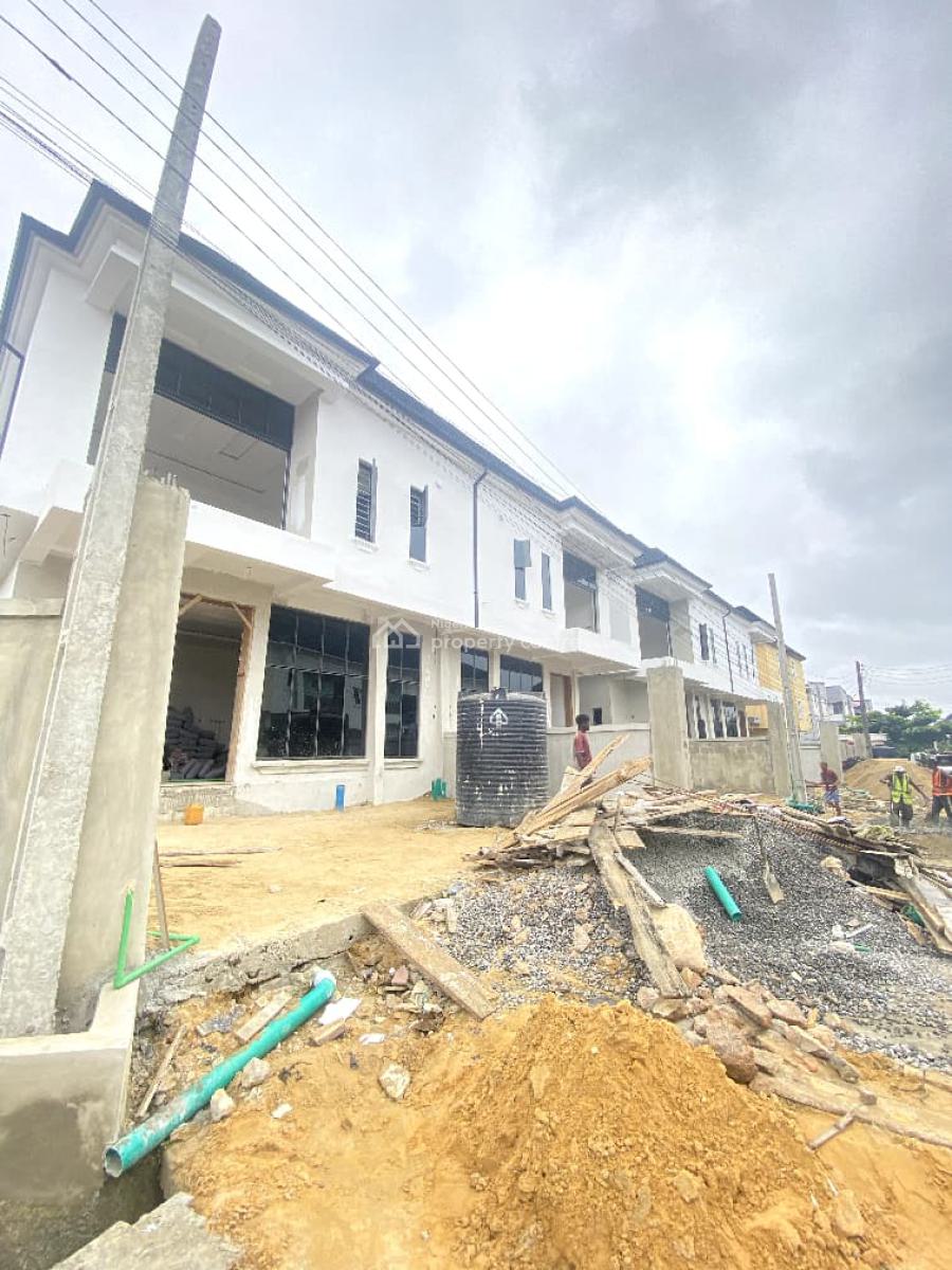 Semi Detached 4 Bedroom  Duplex with Bq in a Secured Estate, Agungi, Lekki, Lagos, Semi-detached Duplex for Sale