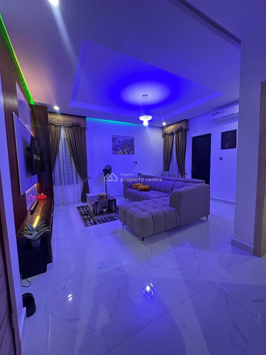 Premium Spacious 1-bedroom Apartment with Balcony, Abraham Adesanya, Lekki, Lagos, Flat / Apartment Short Let