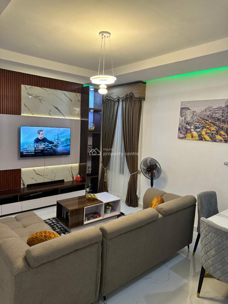 Premium Spacious 1-bedroom Apartment with Balcony, Abraham Adesanya, Lekki, Lagos, Flat / Apartment Short Let