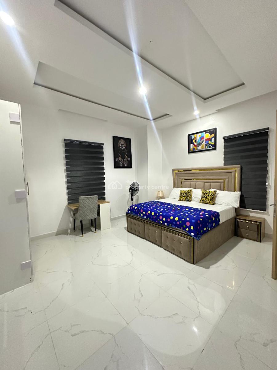 Premium Spacious 1-bedroom Apartment with Balcony, Abraham Adesanya, Lekki, Lagos, Flat / Apartment Short Let