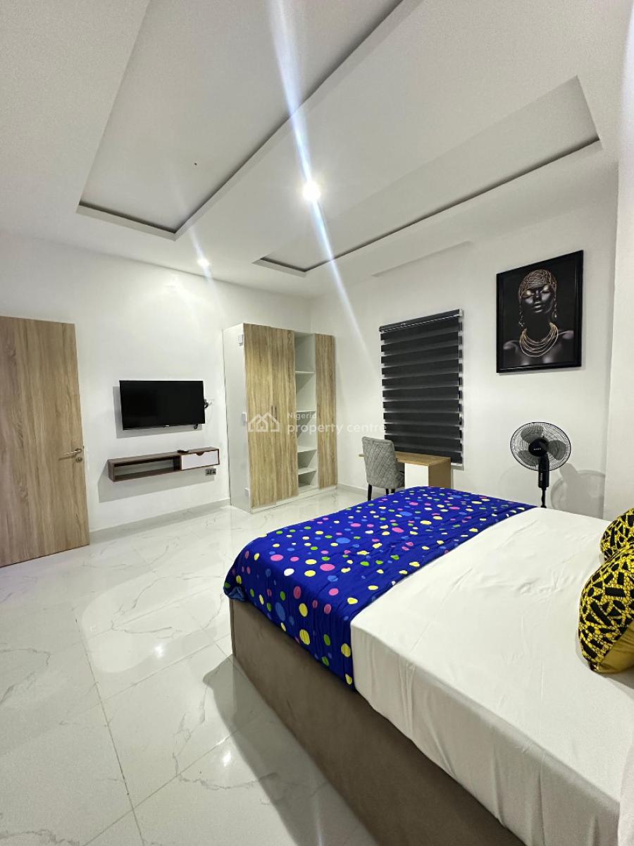 Premium Spacious 1-bedroom Apartment with Balcony, Abraham Adesanya, Lekki, Lagos, Flat / Apartment Short Let