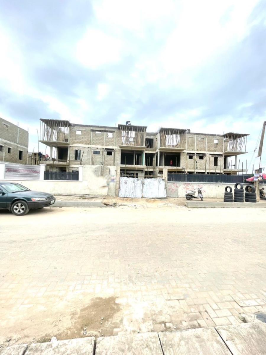 3 Bedroom Terraced Duplex with Bq on, Abraham Adesanya, Ajah, Lagos, Terraced Duplex for Sale