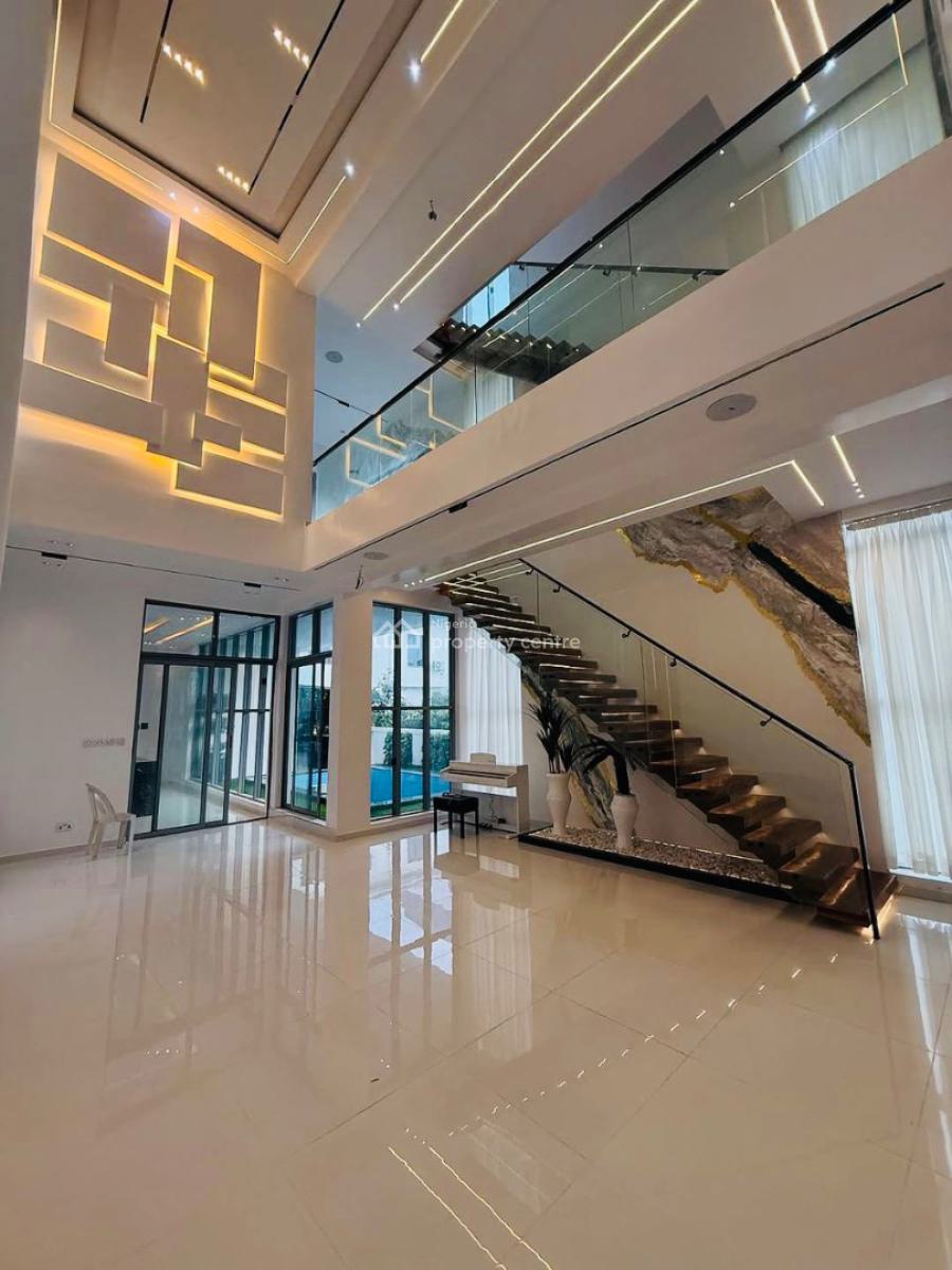 Contemporary Automated Duplex with Rooftop Terrace, Cinema, Gym & Pool, Located in a Serene, Secured and Beautiful Estate, Osapa, Lekki, Lagos, Detached Duplex for Sale
