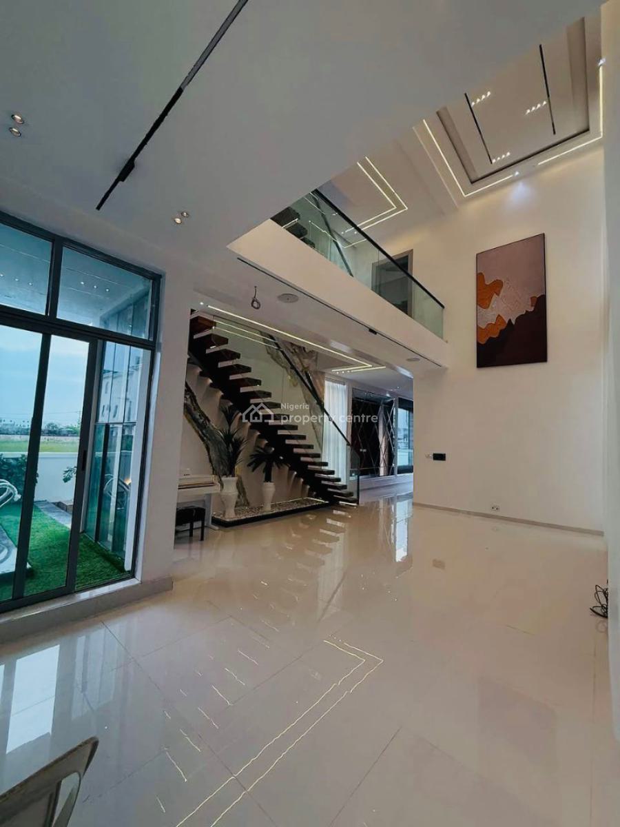 Contemporary Automated Duplex with Rooftop Terrace, Cinema, Gym & Pool, Located in a Serene, Secured and Beautiful Estate, Osapa, Lekki, Lagos, Detached Duplex for Sale