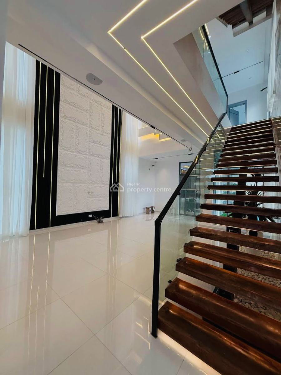 Contemporary Automated Duplex with Rooftop Terrace, Cinema, Gym & Pool, Located in a Serene, Secured and Beautiful Estate, Osapa, Lekki, Lagos, Detached Duplex for Sale