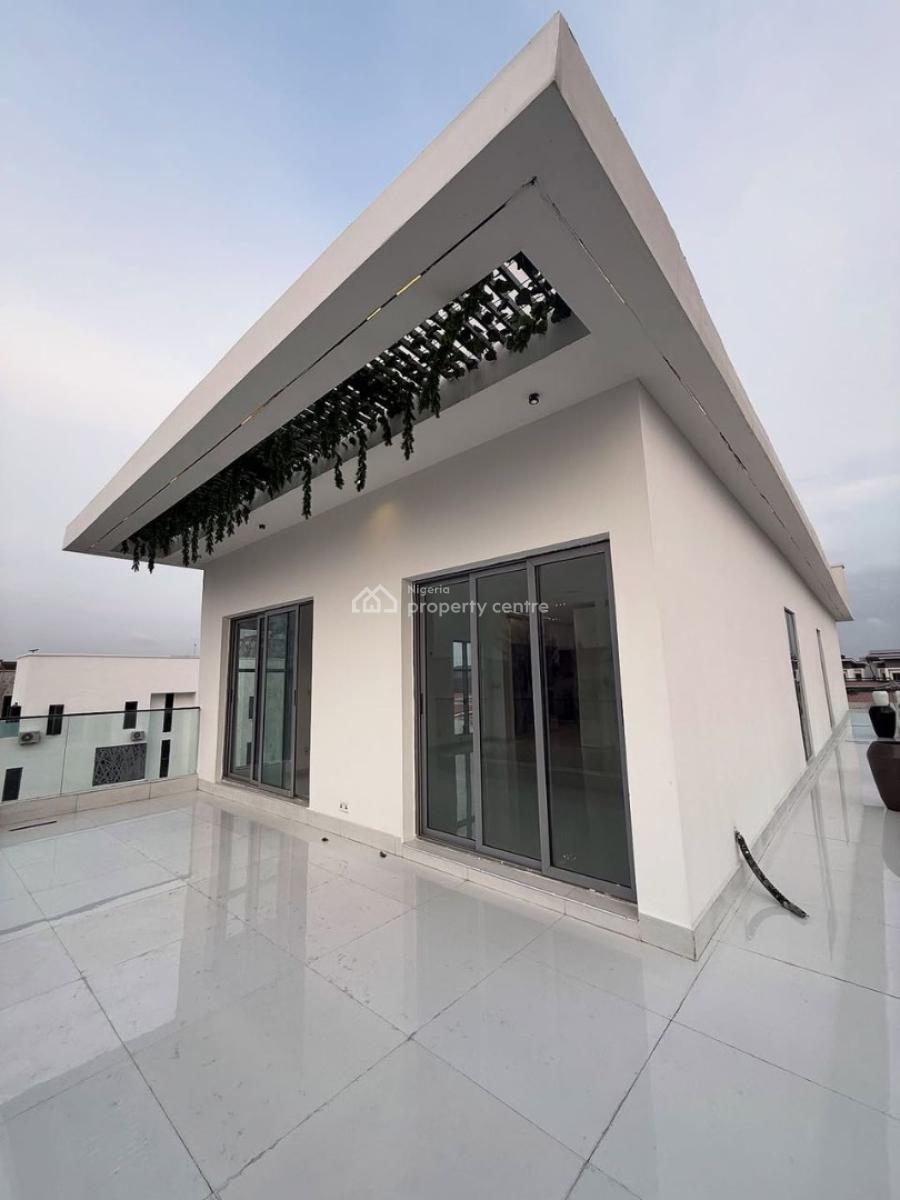 Contemporary Automated Duplex with Rooftop Terrace, Cinema, Gym & Pool, Located in a Serene, Secured and Beautiful Estate, Osapa, Lekki, Lagos, Detached Duplex for Sale