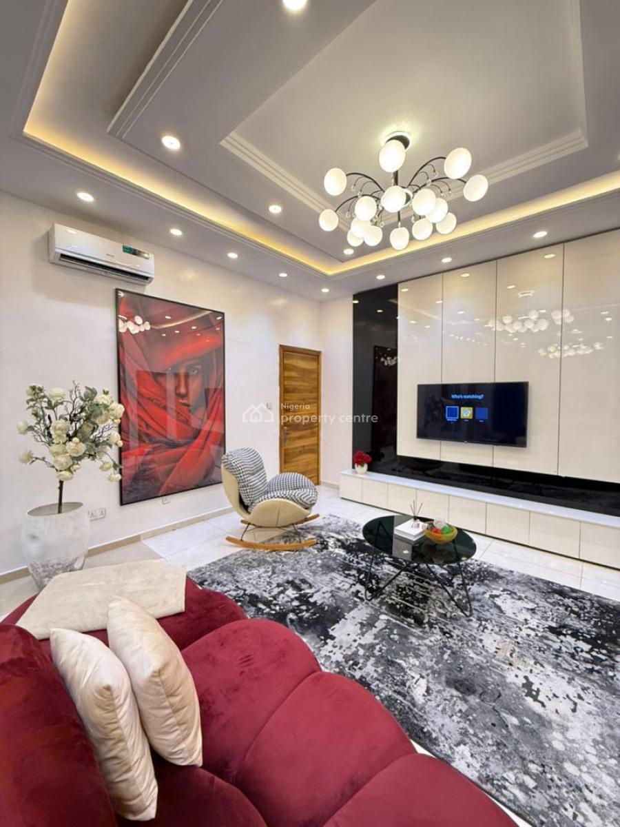 Beautifully Furnished One Bedroom Apartment with Bathub, Osapa London, Lekki, Lagos, Flat / Apartment Short Let