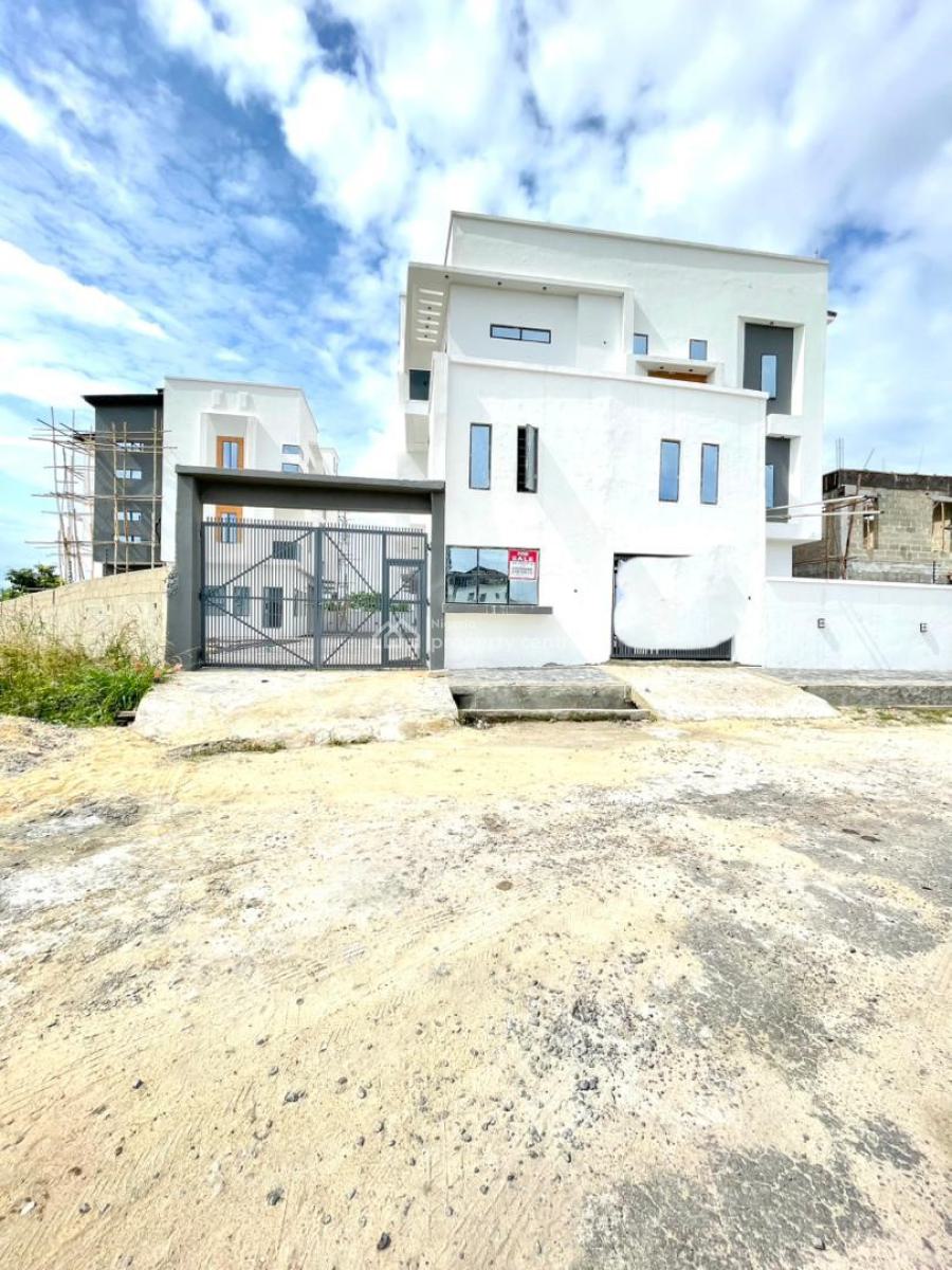 Newly Built 4 Bedroom Terraced Duplex with Bq, and Children Playground, Abraham Adesanya, Ajah, Lagos, Terraced Duplex for Sale