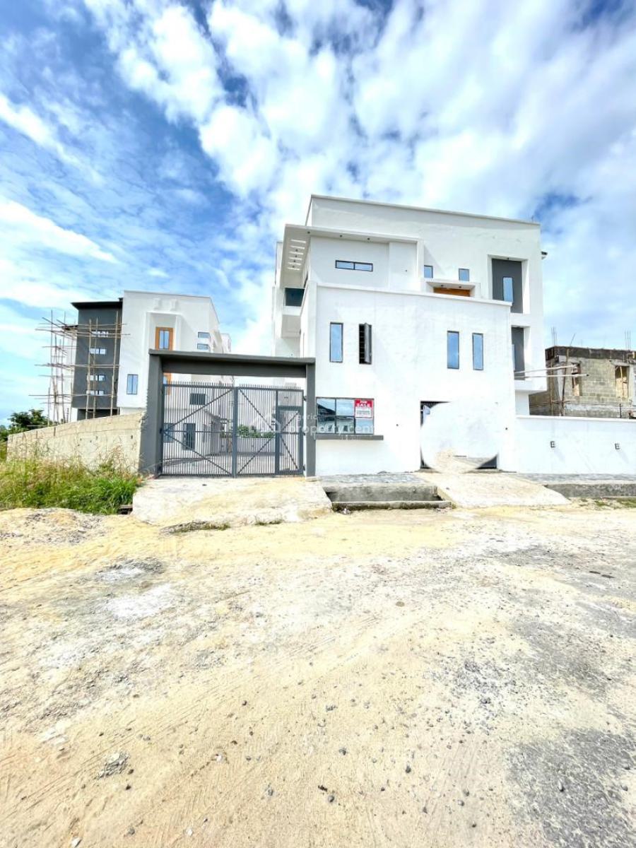 Newly Built 4 Bedroom Terraced Duplex with Bq, and Children Playground, Abraham Adesanya, Ajah, Lagos, Terraced Duplex for Sale