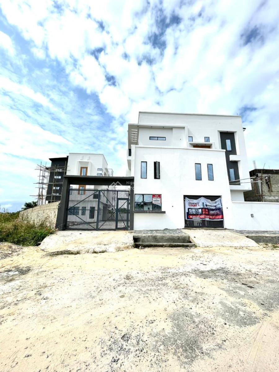 Newly Built 4 Bedroom Terraced Duplex with Bq, and Children Playground, Abraham Adesanya, Ajah, Lagos, Terraced Duplex for Sale