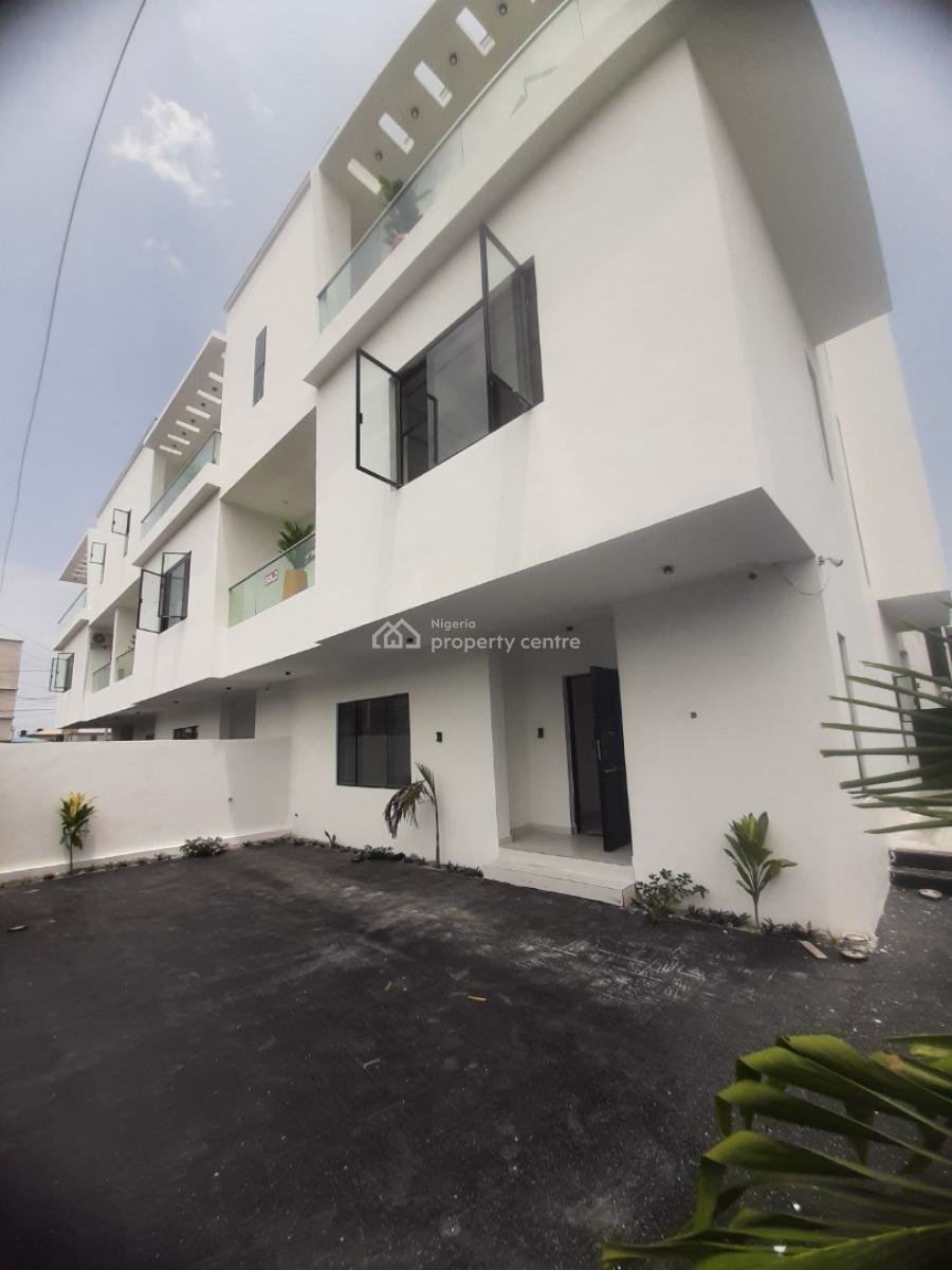 Newly Built and Self-compound and Serviced with 24/7 Power Supply 4 Be, Lekki Phase 1, Lekki, Lagos, Terraced Duplex for Rent