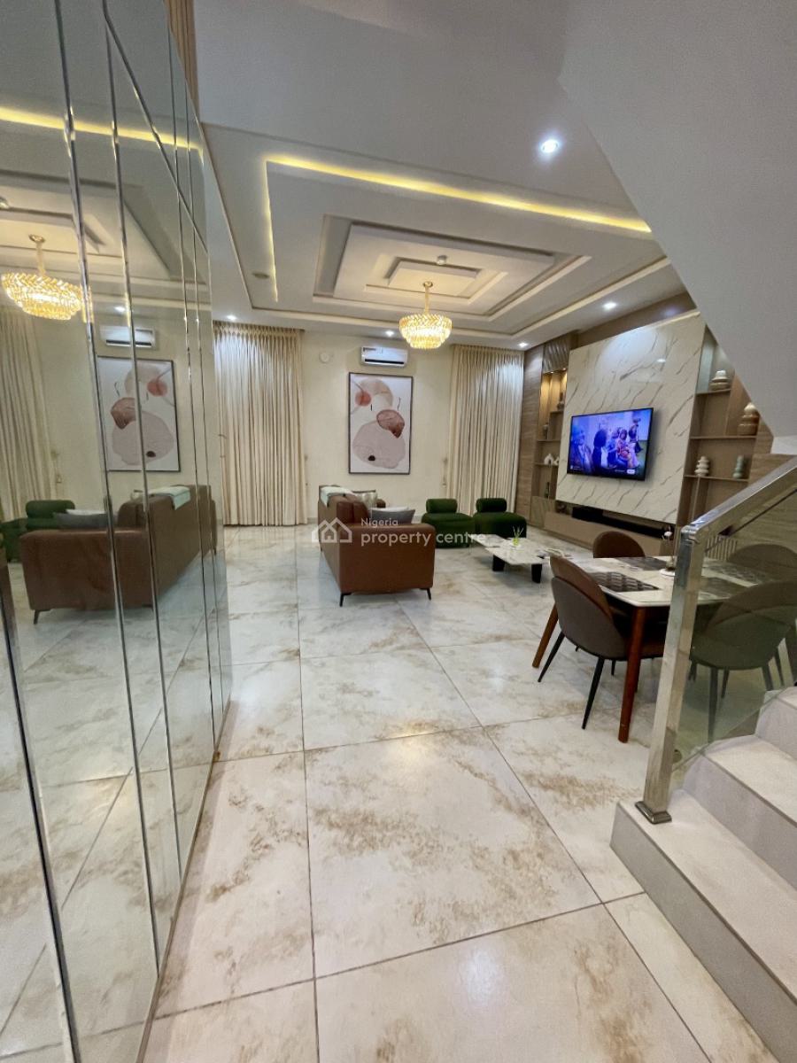 5 Bedroom Duplex Apartment with Excellent Facilities, No 17b Ojuolape Street, Osapa, Lekki, Lagos, Detached Duplex Short Let