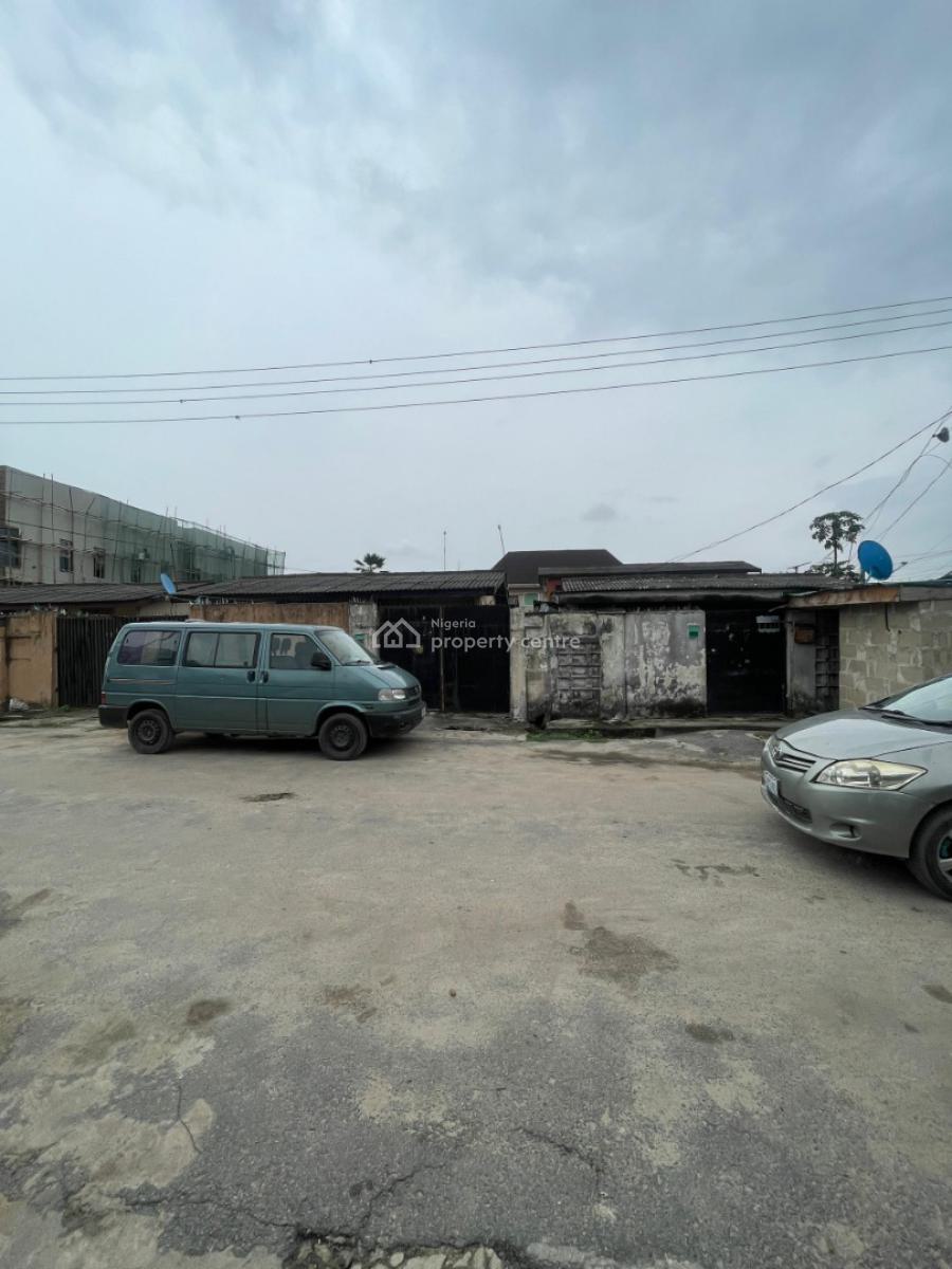 a Buy and Rebuild Bungalow in a Well Interlocked Street and Serene Env, Adeniran Ogunsansa, Surulere, Lagos, Block of Flats for Sale