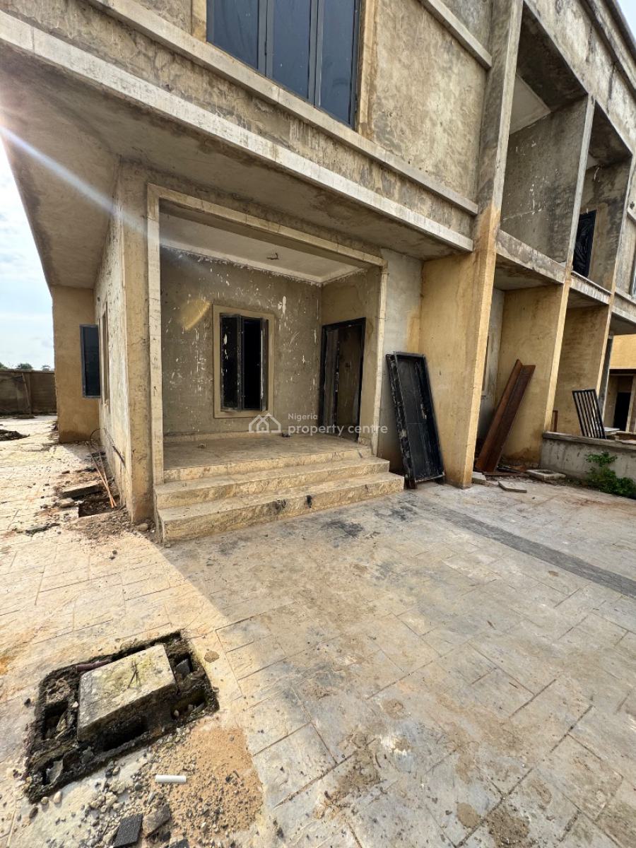 Massively Spacious 4beds Semi Detached Duplex ( Advanced Carcass), Off Oladipo Diya Way, Apo, Abuja, Semi-detached Duplex for Sale