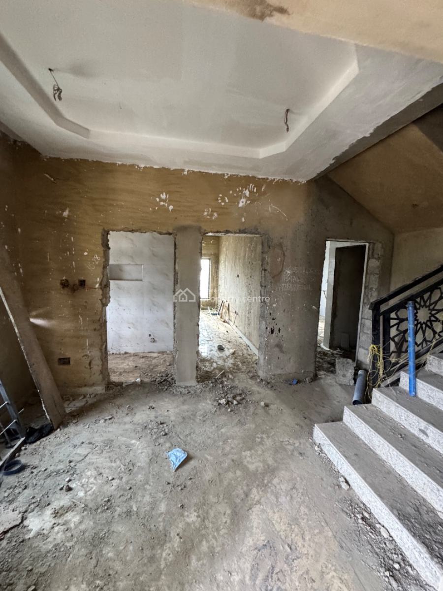 Massively Spacious 4beds Semi Detached Duplex ( Advanced Carcass), Off Oladipo Diya Way, Apo, Abuja, Semi-detached Duplex for Sale