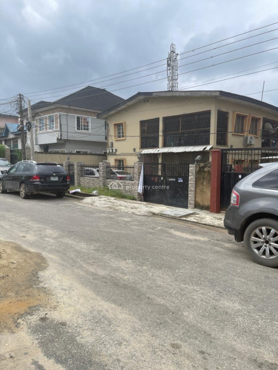 Solid Storey Building on a Full Plot of Land in a Nice, Accessible & Serene, Surulere, Lagos, Block of Flats for Sale