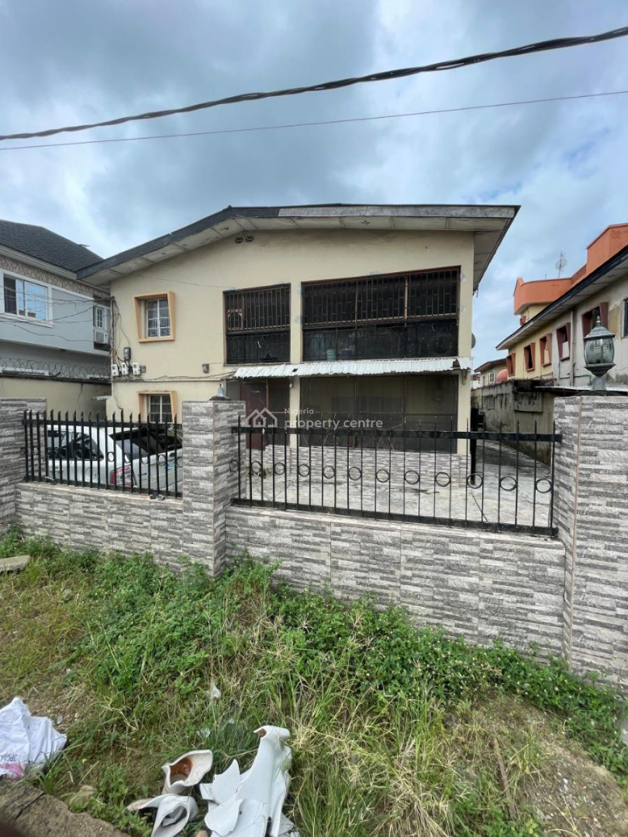 Solid Storey Building on a Full Plot of Land in a Nice, Accessible & Serene, Surulere, Lagos, Block of Flats for Sale