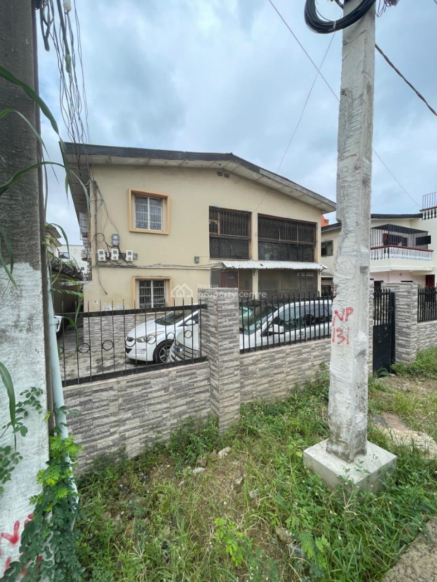 Solid Storey Building on a Full Plot of Land in a Nice, Accessible & Serene, Surulere, Lagos, Block of Flats for Sale