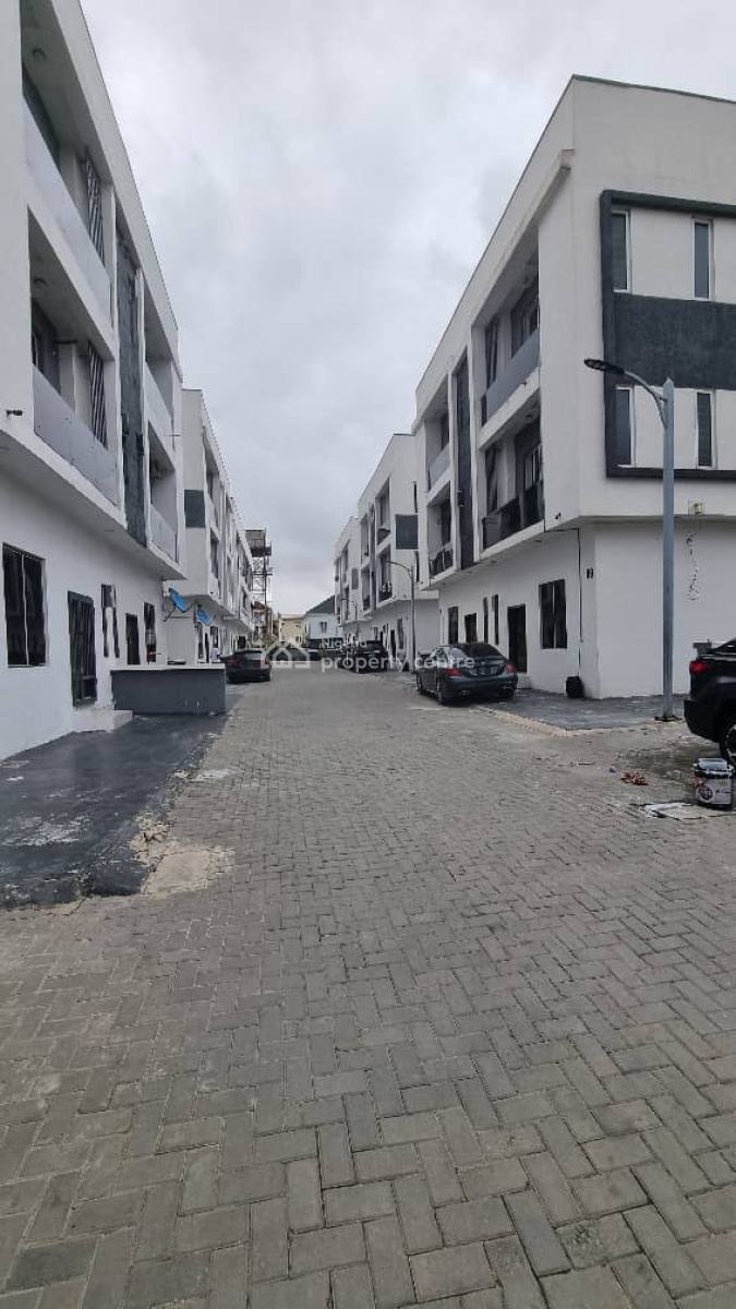 4bedroom Terrace Duplex with Bq, Agungi, Lekki, Lagos, Terraced Duplex for Rent