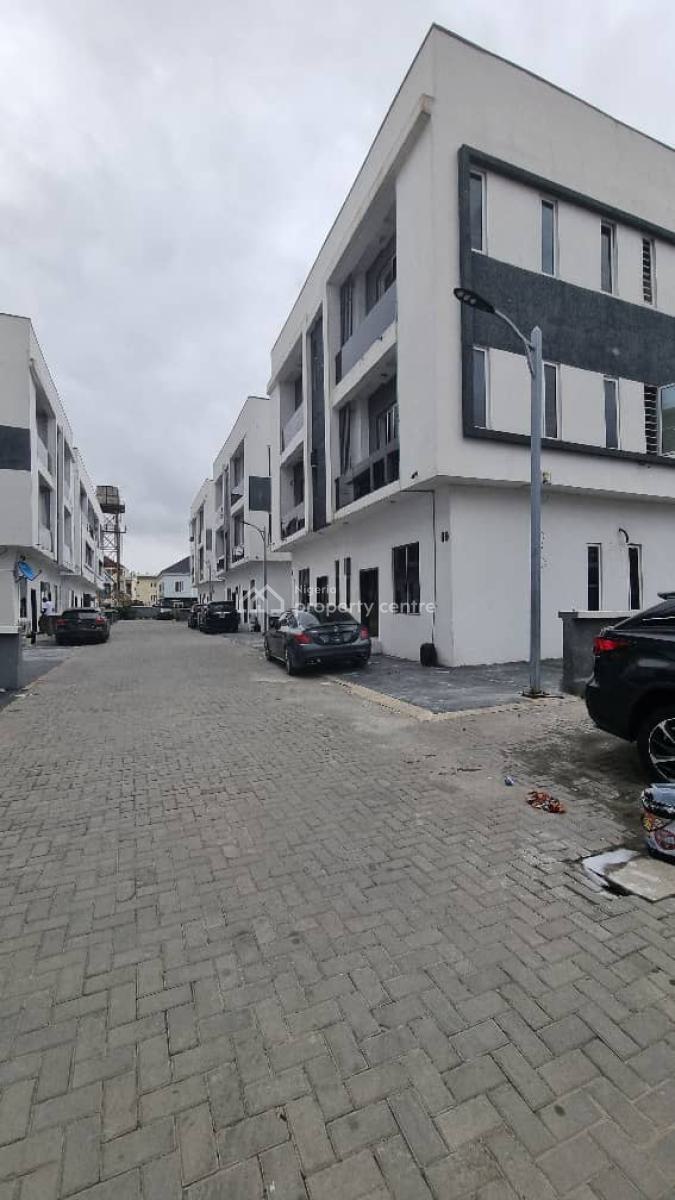 4bedroom Terrace Duplex with Bq, Agungi, Lekki, Lagos, Terraced Duplex for Rent