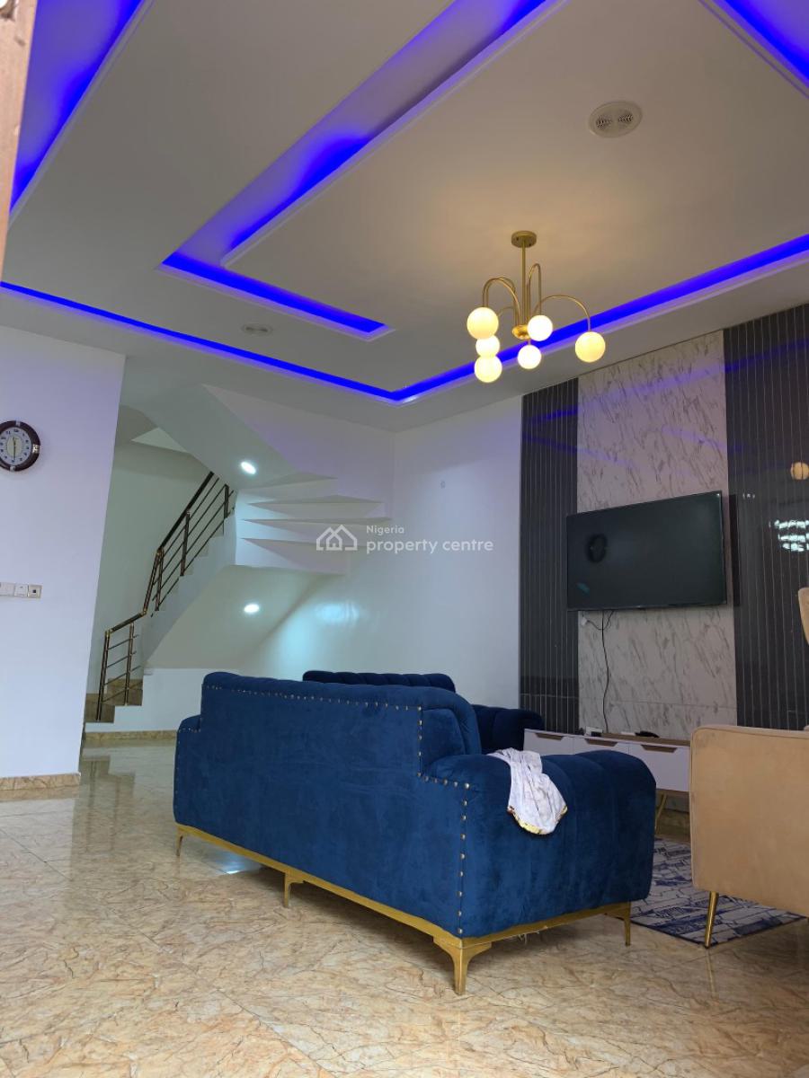 4 Bedroom Srmi Detached Duplex with Inverter, Orchid Road, Lekki, Lagos, Semi-detached Duplex for Rent