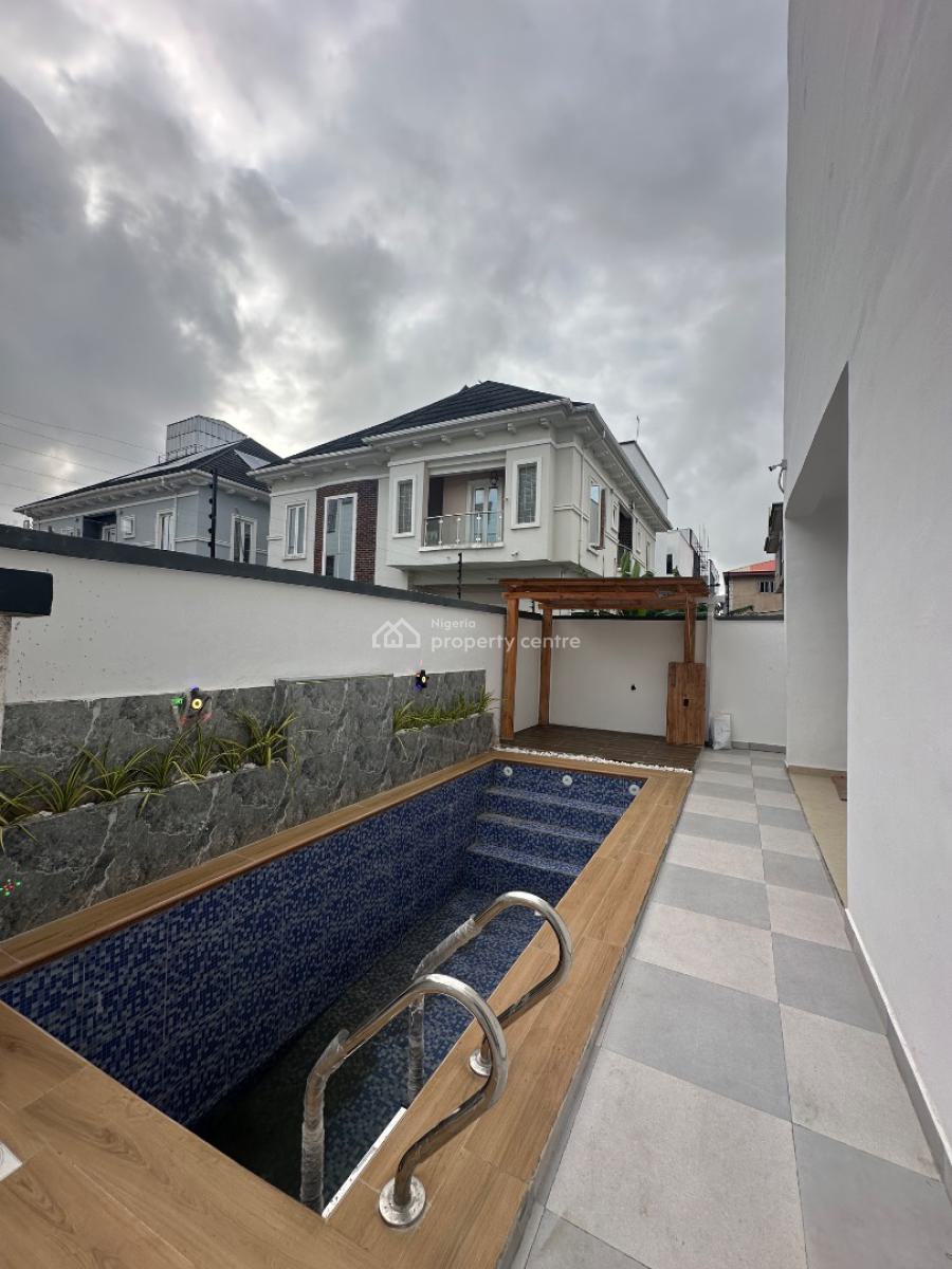 5 Bedroom in Chevron Estate, Spacious Compound Cinema and Pool, Lekki, Lagos, Detached Duplex for Sale