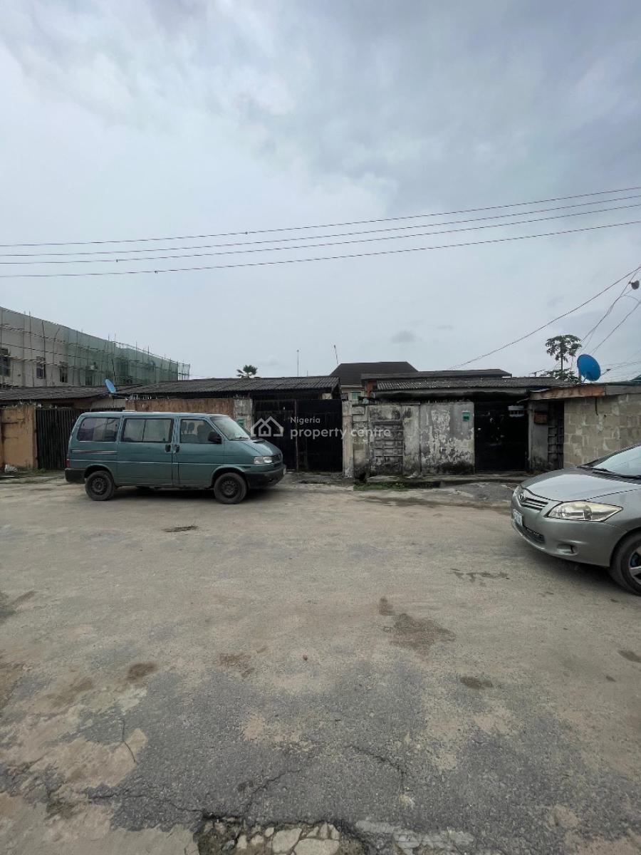 a Buy and Rebuild Bungalow in a Well Interlocked Street, Off Adeniran Ogunsanya, Surulere, Lagos, Land for Sale