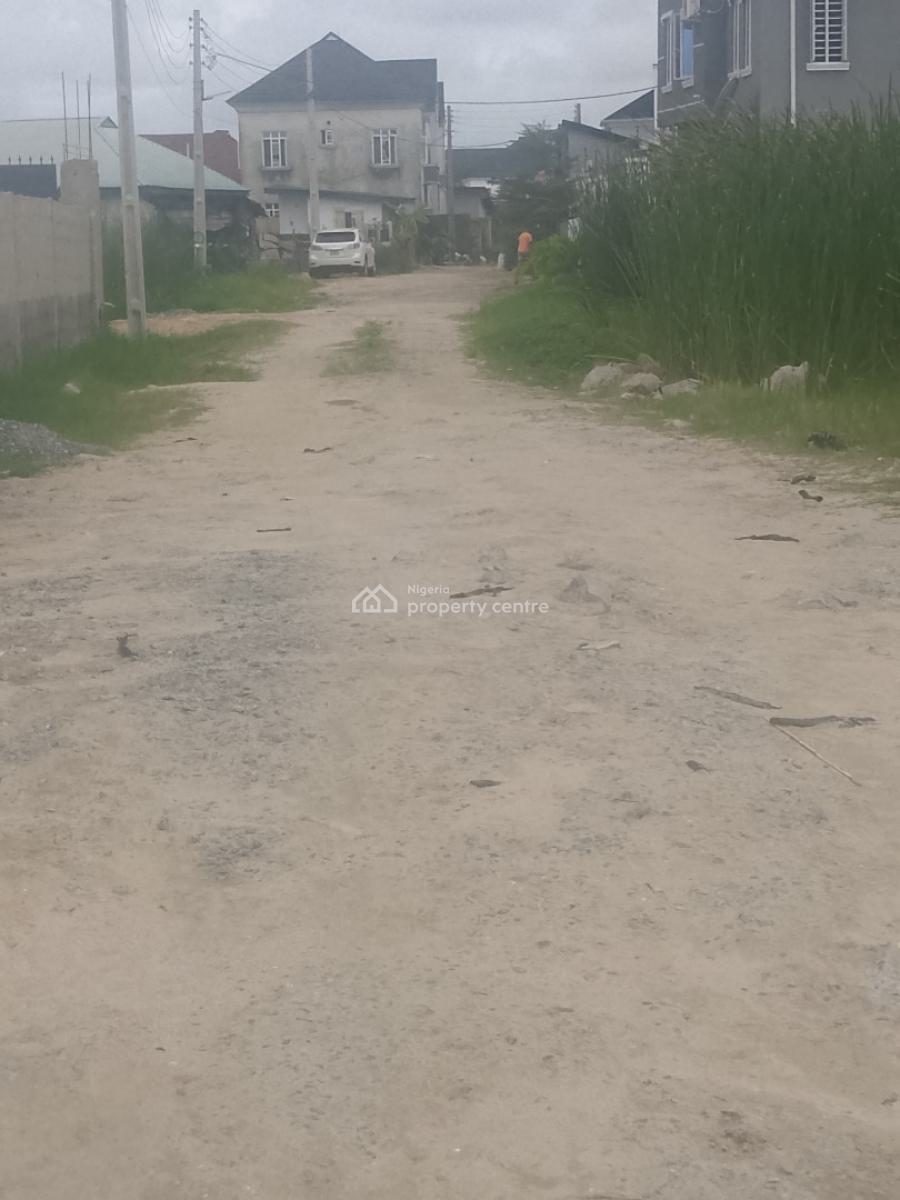 Half Plot of Land with Deed of Assignment and Survey in a Built Up Est, Silverpoint Estate Ajah, Badore, Ajah, Lagos, Residential Land for Sale