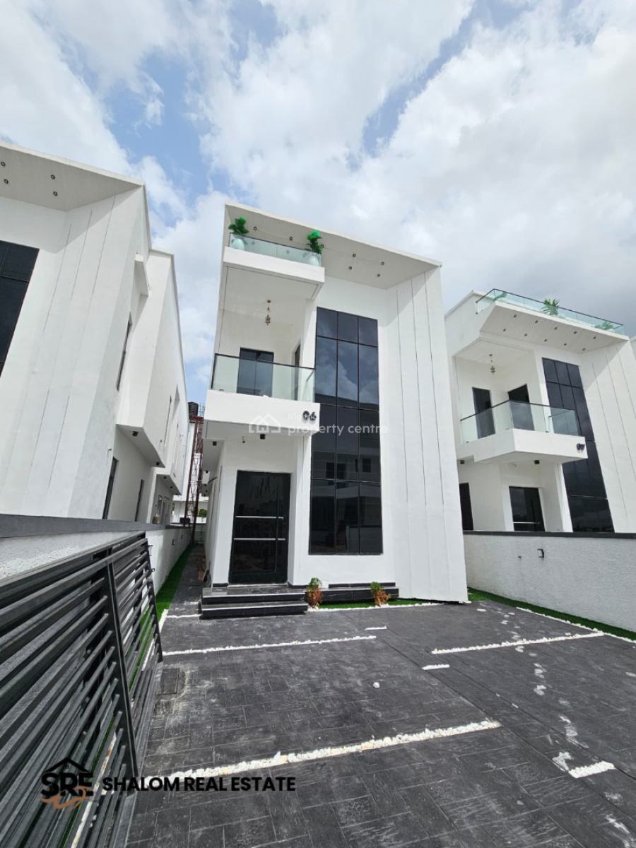 Contemporary 5-bedroom Fully Detached Duplex with Bq & Swimming Pool, Chevron, Lekki, Lagos, Detached Duplex for Sale