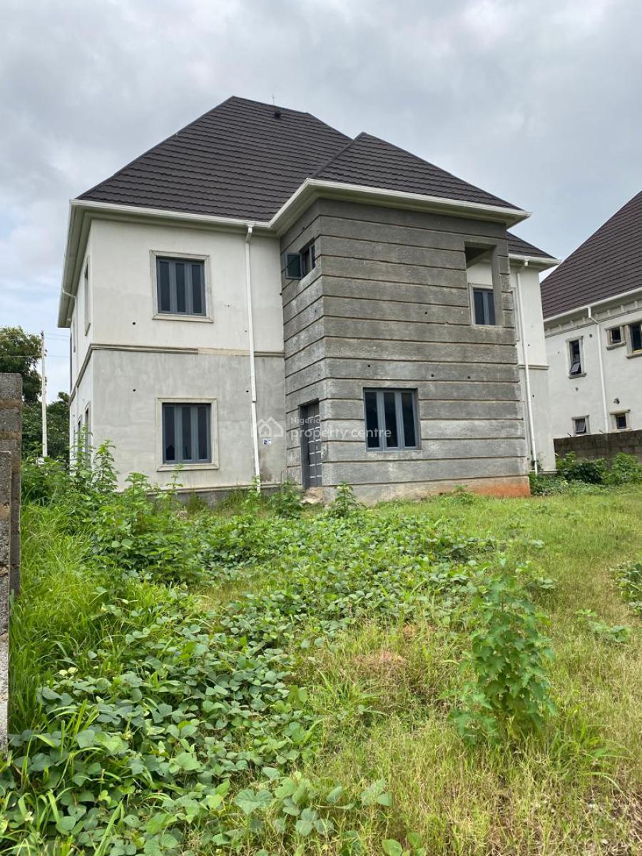 Carcass 4-bedrooms Detached Duplex with Bq, Summits Estate, Opposite Dunamis Dome, Directly Behind Shafa Filling S, Lugbe District, Abuja, Detached Duplex for Sale